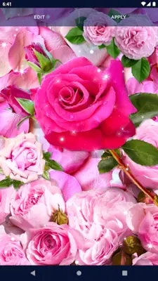 Pink Rose 4K Live Wallpaper android App screenshot 3